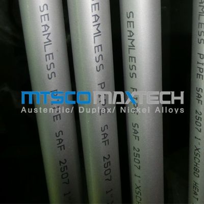 Seamless ASTM A790 SAF2507 Cold Rolled Duplex Steel Pipe