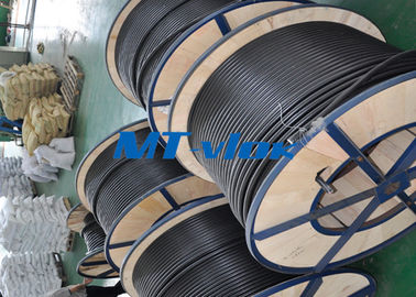 Small Diameter Marine Multi core coiled steel tubing S31603 / S30403